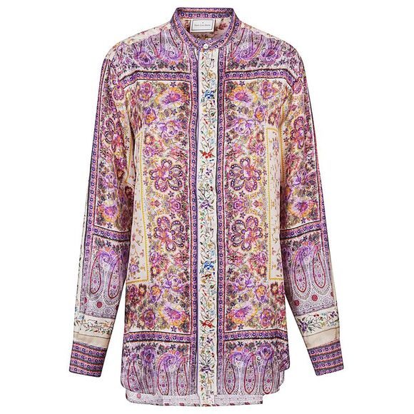 Pierre-Louis Mascia Women Printed Silk Shirt